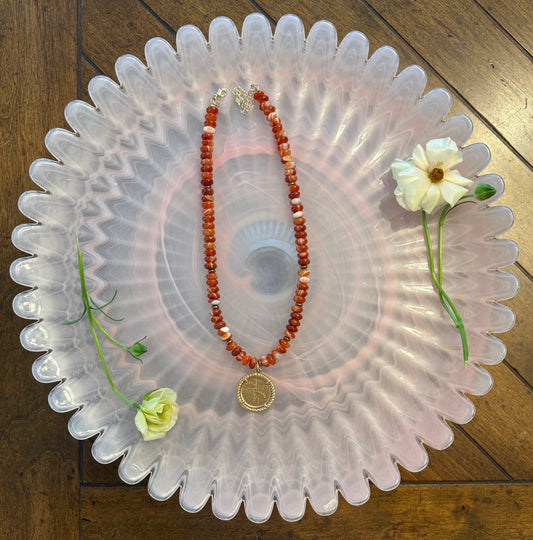 Agate Charm Necklace