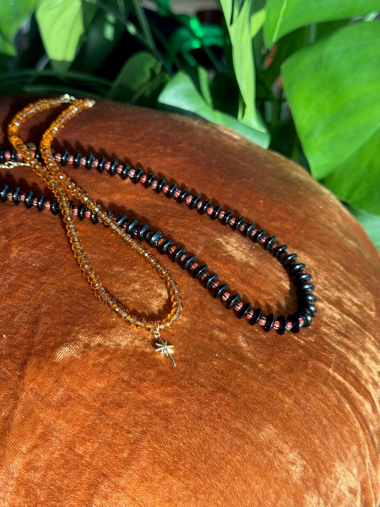 Black and Brown Chunky Necklace